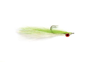 Chartreuse/White Clouser - East Rosebud Fly & Tackle - Free Shipping, No Sales Tax