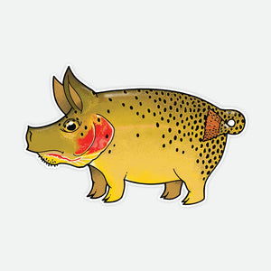 Pig Cutthroat Decal