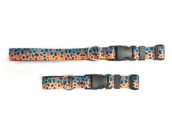 Wingo Belts Dog Collars L/XL Cutthroat Trout WINGO DOG COLLAR