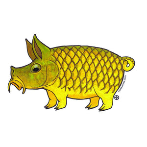 Pig Carp Decal - East Rosebud Fly & Tackle
