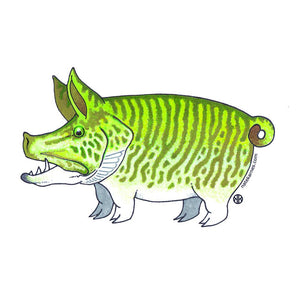 Pig Muskie Decal - East Rosebud Fly & Tackle