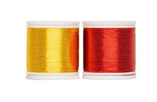 Red, Yellow, + Brown Thread Bundle - 16 Spools