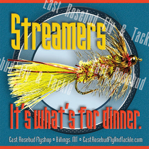 Streamers For Dinner Sticker