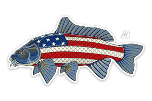 USA Carp Decal