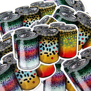 Trout 6 Pack Sticker