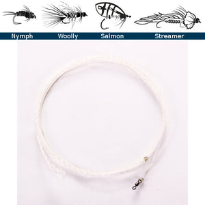 50" Streamer Fluorocarbon Furled Leader - East Rosebud Fly & Tackle - Free Shipping, No Sales Tax