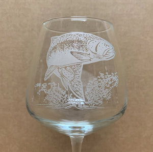 Sand Carved Diamond Wine Glass Set
