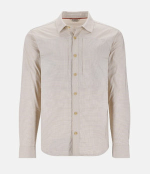 Simms Men's Stone Cold Custom Logo LS Shirt