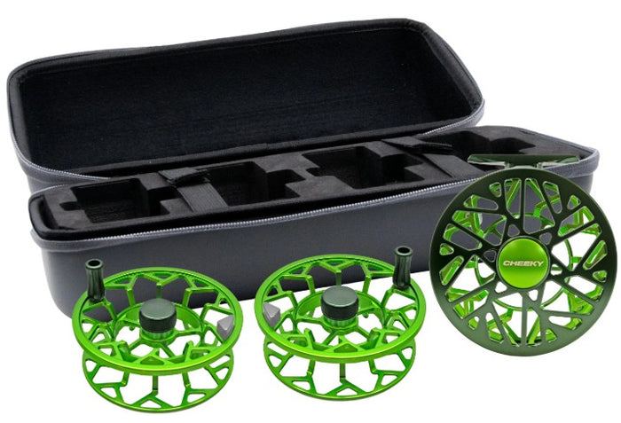 Cheeky Burst 350 Triple Play Fly Reel & Spool Bundle