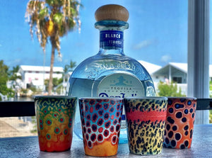 DeYoung Fish Flank Shot Glasses