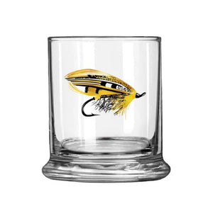 Salmon Fly - Metallic Old Fashioned Glass