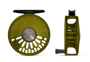 Abel TR 4/5 Fly Reel - Olive High Country Cuts