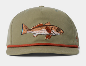 Duck Camp Red Fish Hat