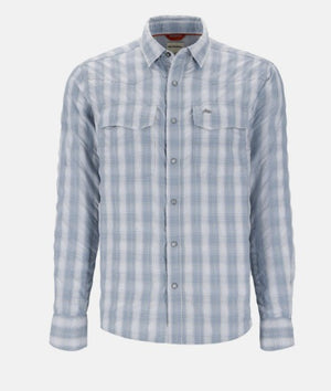 Simms Men's Big Sky Custom Logo LS Shirt