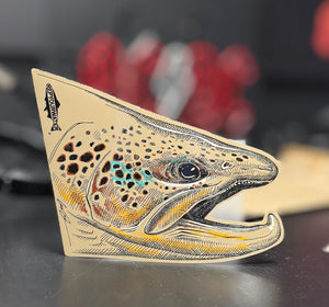 Rep Your Water Rising Brown Sticker
