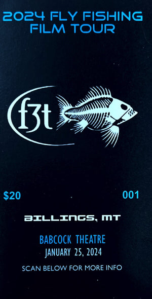 2024 Fly Fishing Film Tour Ticket