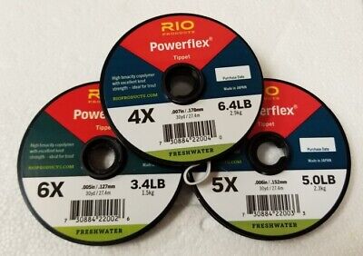 Rio Powerflex Tippet - 3 Pack