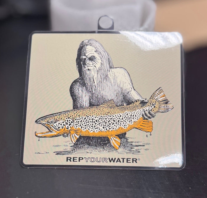 Rep Your Water Hero Squatch Sticker