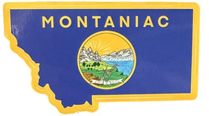 Montaniac Montana State Sticker
