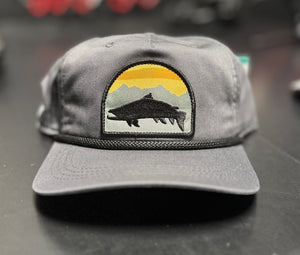 RYWater 5 Panel Unstructured, Backcountry Trout Hat