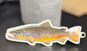 Rep Your Water Brown Trout Sticker
