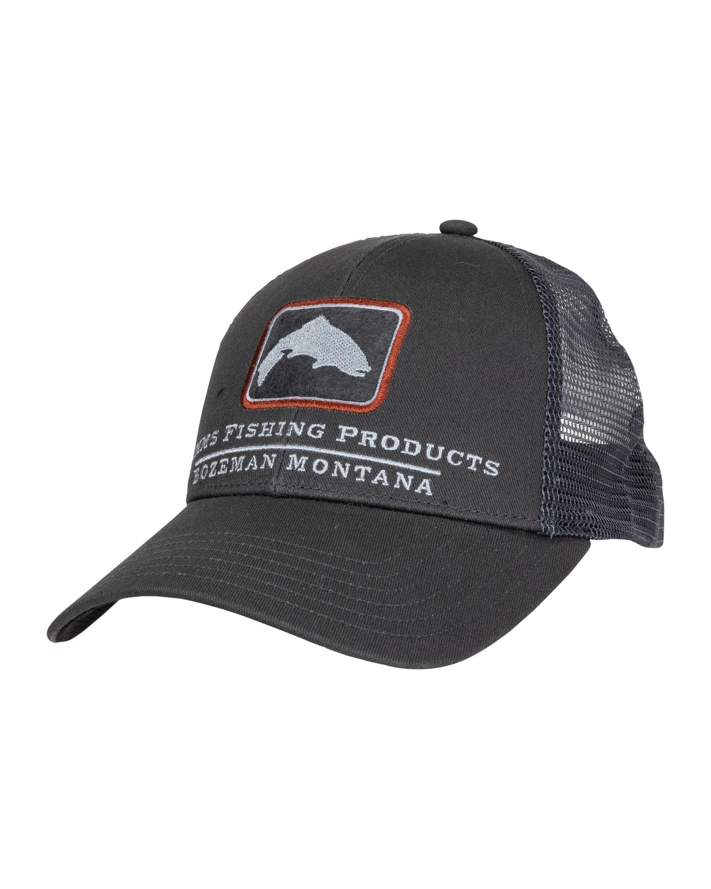 Simms Small Fit Trout Icon Trucker – East Rosebud Fly & Tackle