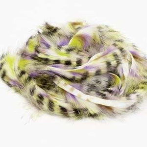 Black Barred Groovy Bunny Strips - Micro - East Rosebud Fly & Tackle