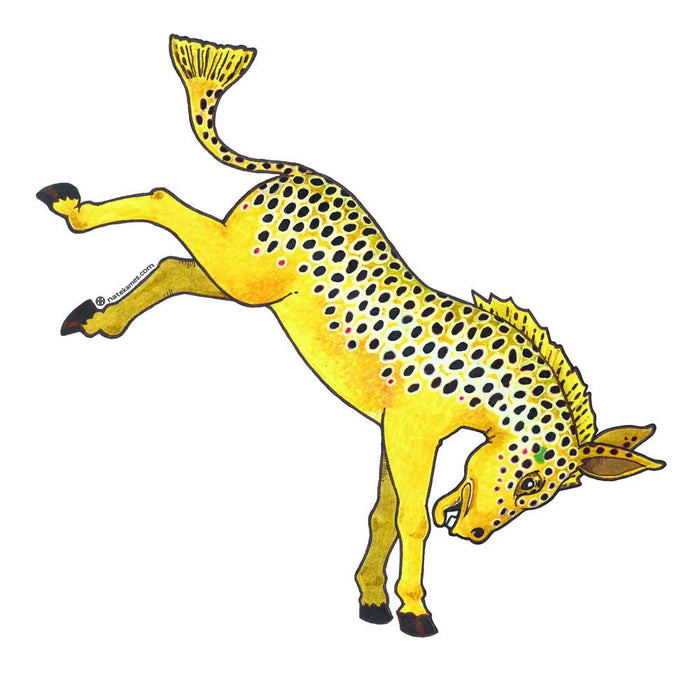 Brown Trout Donkey  Decal