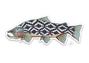 Gaucho Trout Decal