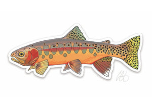 Golden Trout Decal