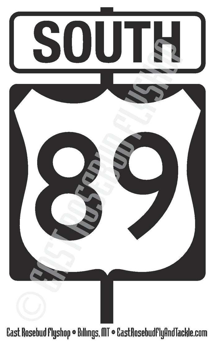 Highway 89 Sticker