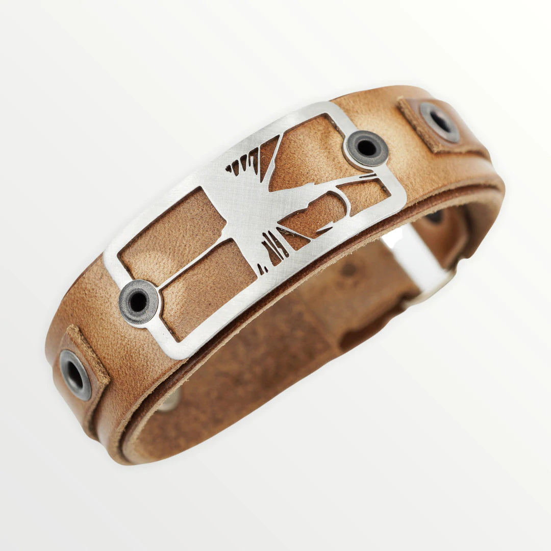 Sight Line Provisions Bracelets - Stainless Steel Dry Fly