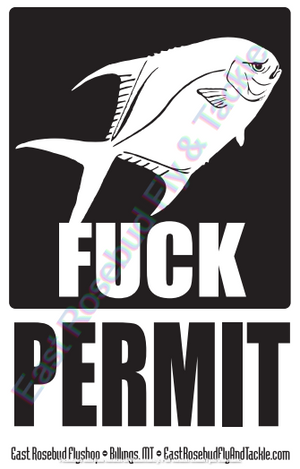 F**k Permit Sticker