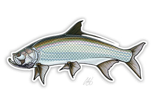 Localwaters James River Sticker Fly Fishing Decal Virginia