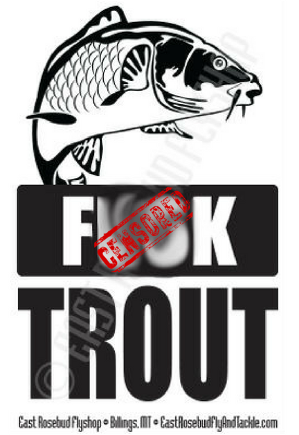 F**k Trout Sticker