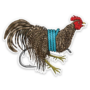 Tied Rooster Hackle Sticker - East Rosebud Fly & Tackle