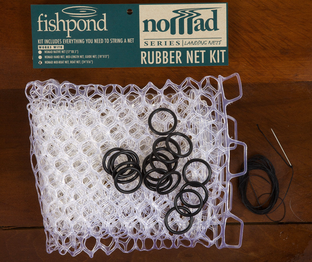 Fishpond Nomad Replacement Rubber Net - Black - 19 in