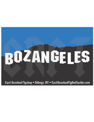 East Rosebud Fly and Tackle Bozangeles Sticker