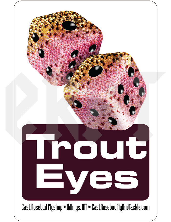 Trout Eyes Sticker