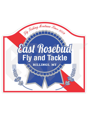 East Rosebud Fly and Tackle PBR Sticker